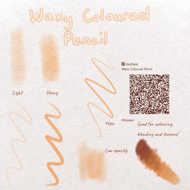 Waxy Coloured Pencil