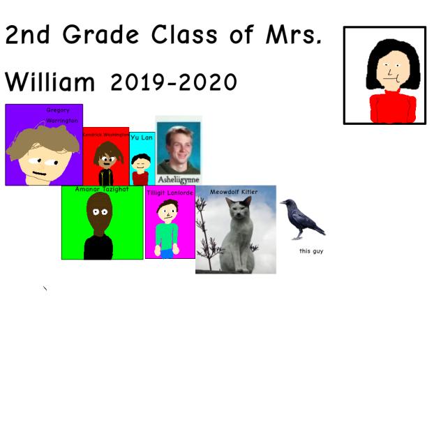 Ms. William 2nd Grade Class of 2019-2020