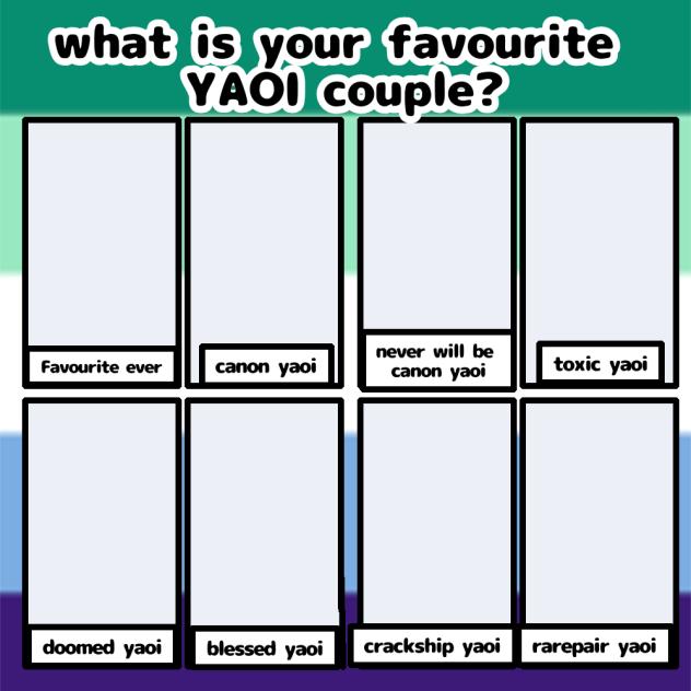 Whats ur favourite YAOI ship