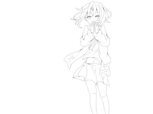 恋かも　線画