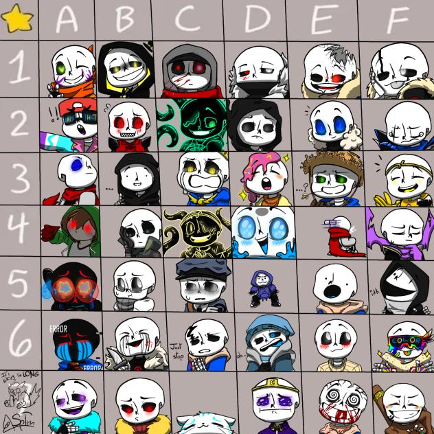 Sanses expression chart (it's kill me=))