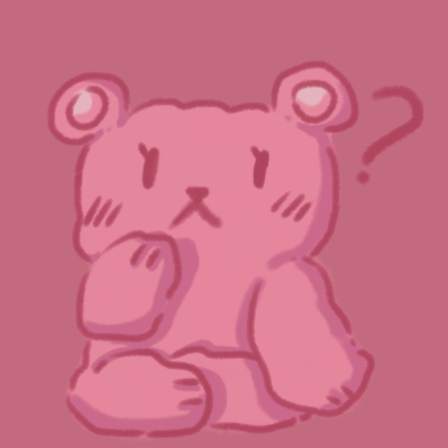 a little pink bear🐻💖🌸