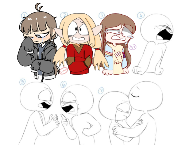 crying collab - ibisPaint