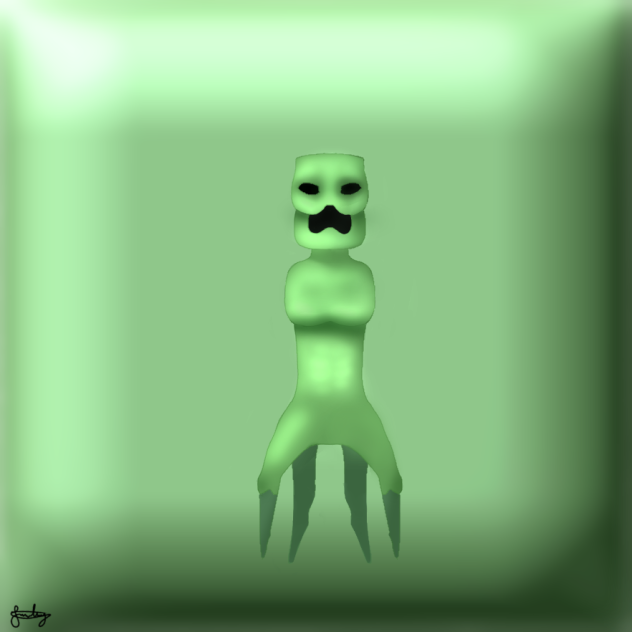 realistic creeper