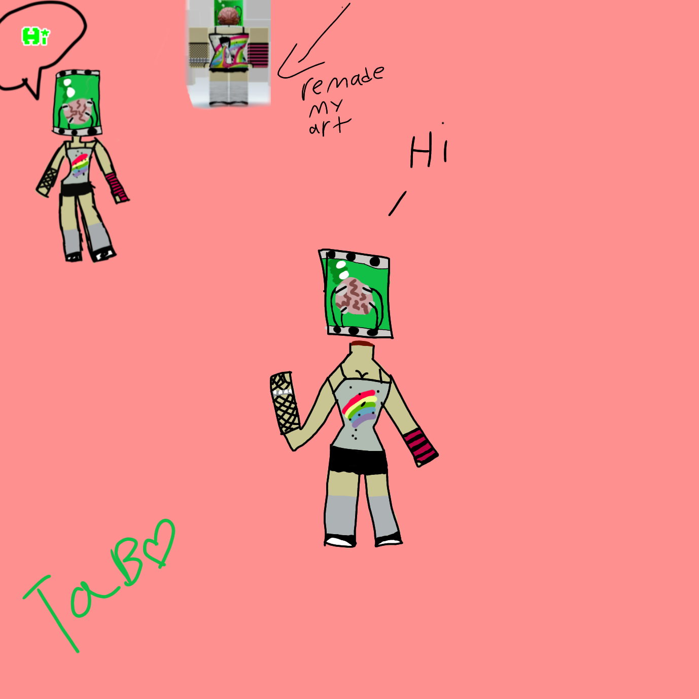 Remade my art Brain head - ibisPaint
