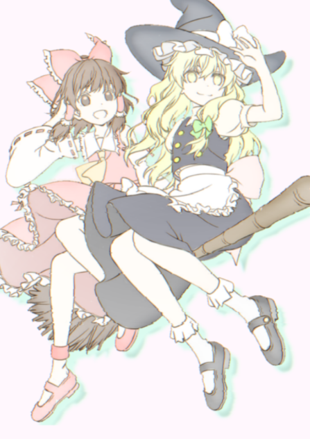 東方塗り絵③  れいまり