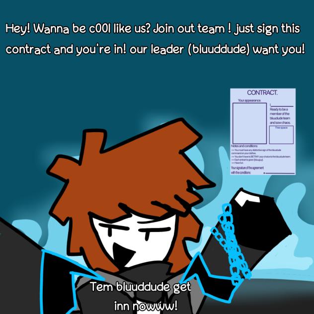 Tem bluuddude get inn nowww!