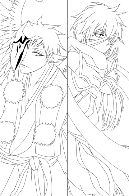 烏天狗 忍 線画