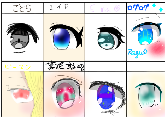 目の合作 完成！