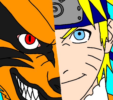 kurama und naruto