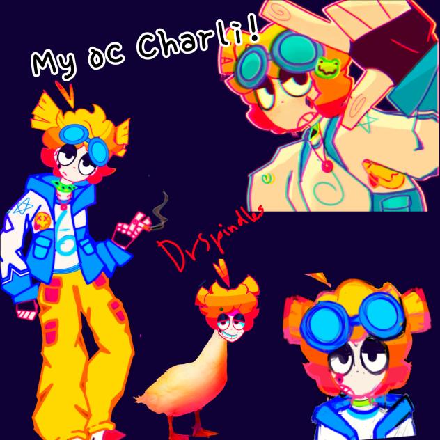 my oc Charli’s ref sheet uwu