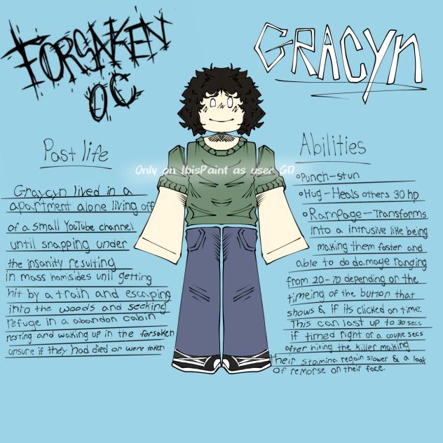 New Forsaken OC ref Sheet!