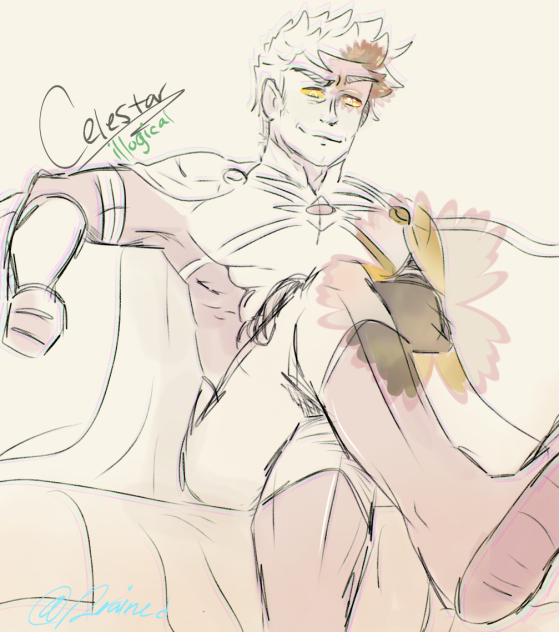Super hero doodle (repost)