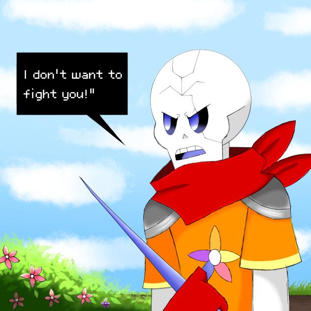 I don't want to fight you