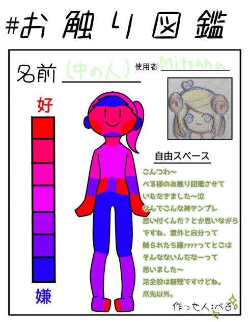 お触り図鑑（中の人）