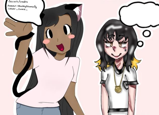 Nayomi and Samia Fake Art Collab