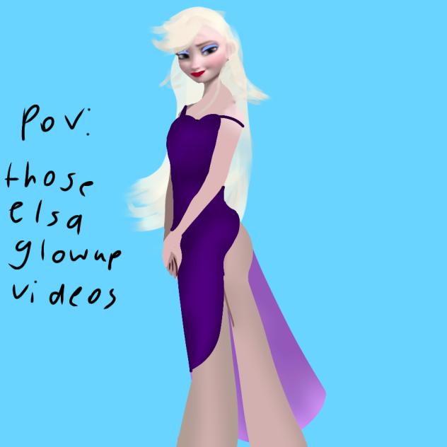 omg I gave elsa a glowup✨✨✨🐺⛓️🐺⛓️❤️❤️❤️