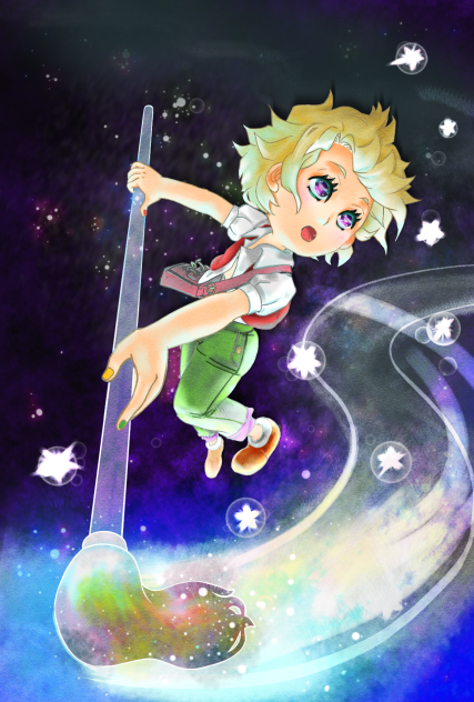 週末の落書き9 天の河の清掃中