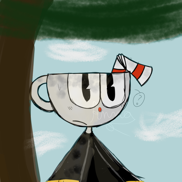 outdoors(cuphead drawing)