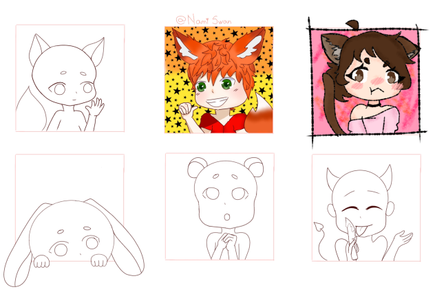 Collab with ears and tails .w.