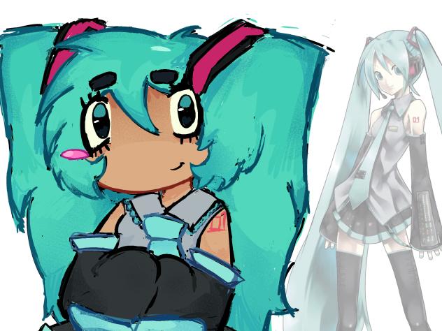 hatsune miku AGAIN ;-;