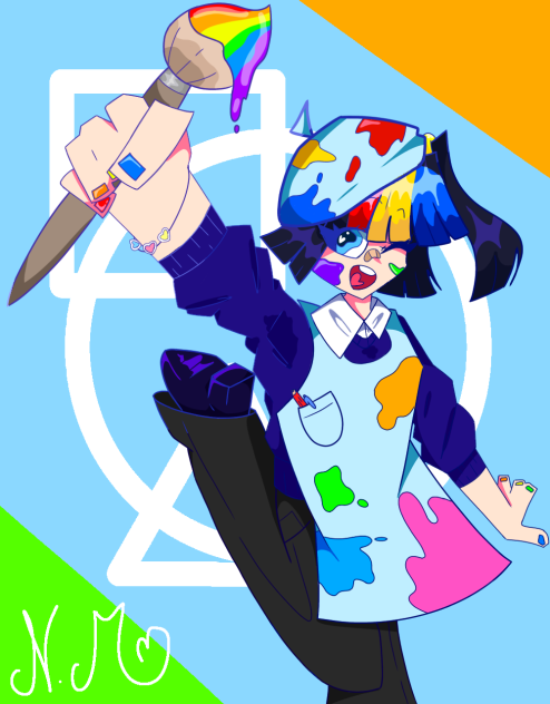 A redraw of something I made at school - ibisPaint