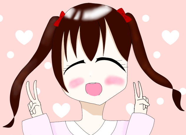 ✌️両手ピース✌️