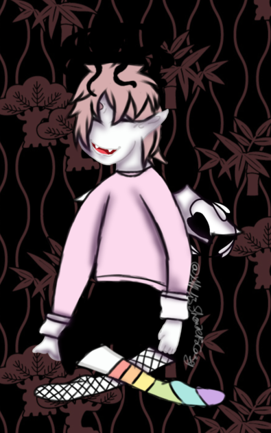 Anime man's art-