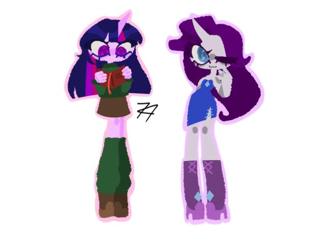 Twilight n Rarity =D