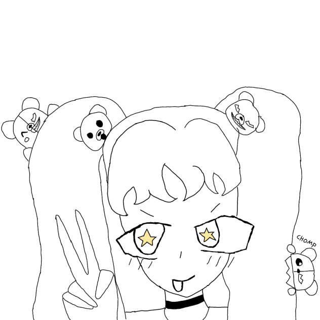 Quick little sketch of Junko ✨️