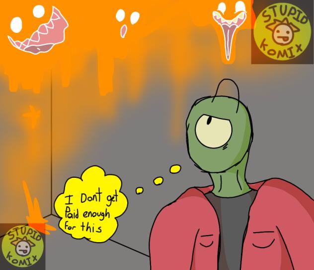 sentient slime, ew! 🤮