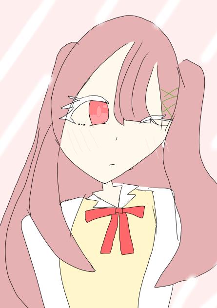 ピンクの子