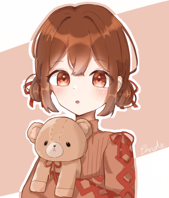 テディベア×ブラウン