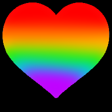 Rainbow heart ❤️