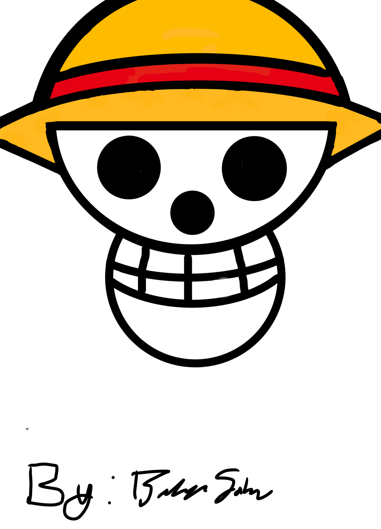Straw hats - ibisPaint