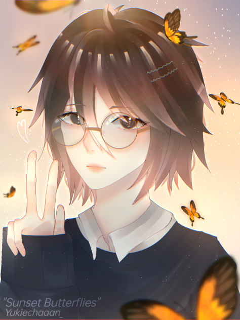 Sunset Butterflies