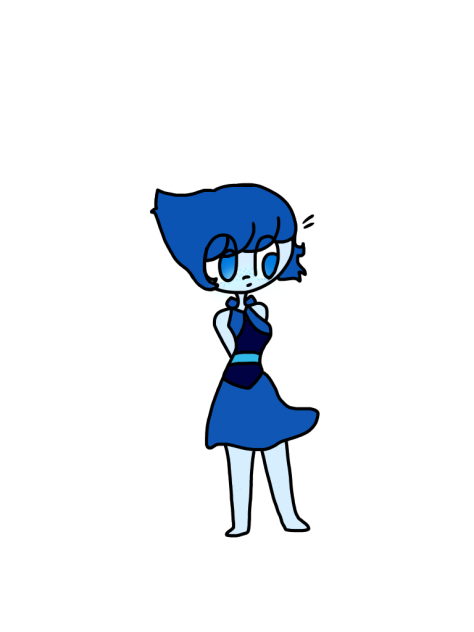 speed paint on lapis from Steven univers