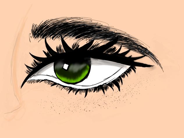 Silly eye art