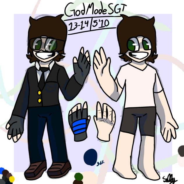 GodModeSGT ref sheet (old OC ref)