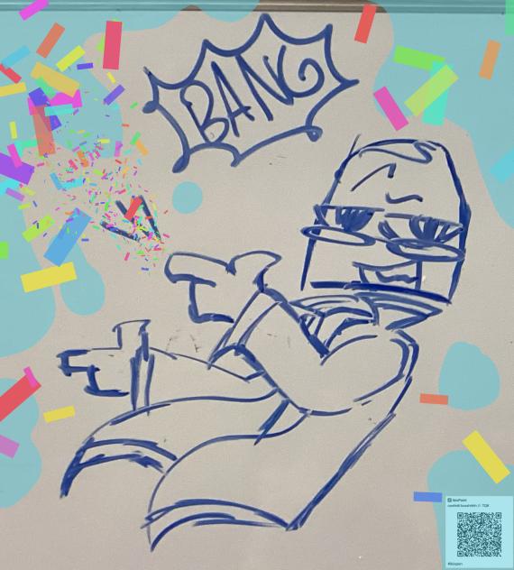 School whiteboard drawing 🎉🎉