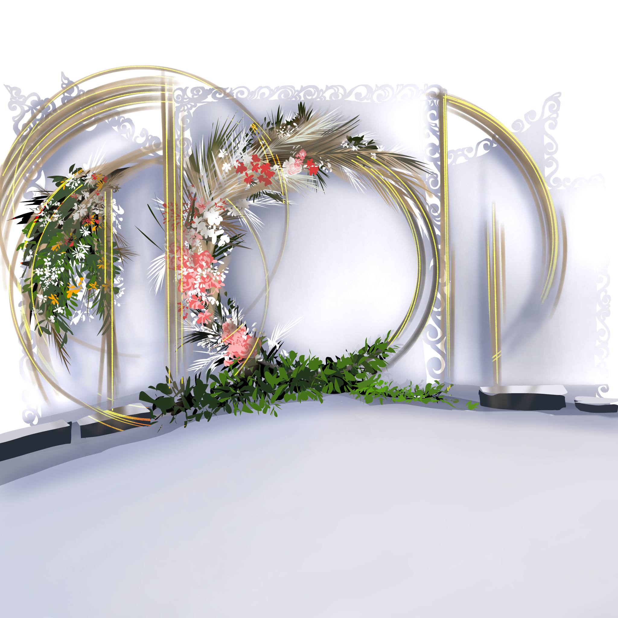 decoration wedding - ibisPaint