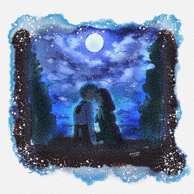 Midnight Kiss(February Day 8)