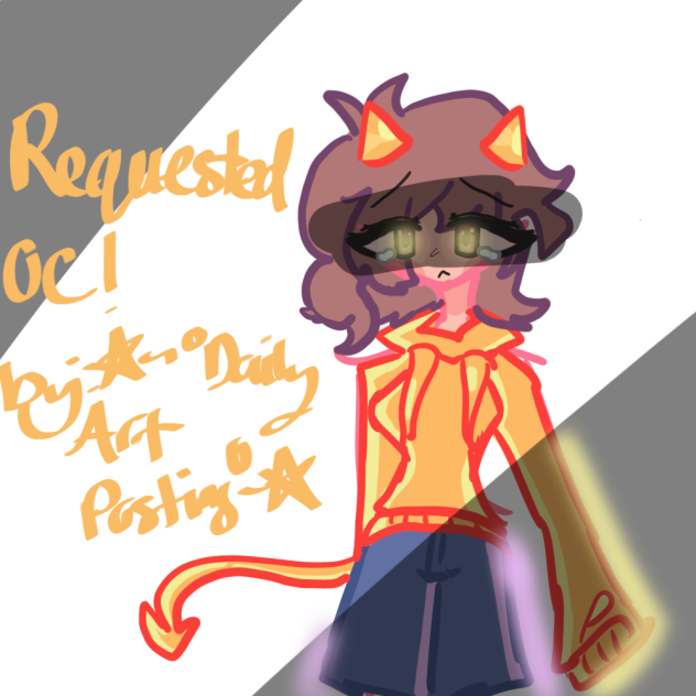 RESQUESTED OC!!!!! with glow