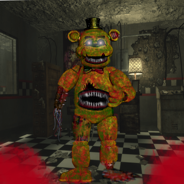 Nightmare golden Freddy