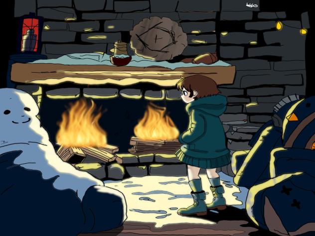 Og on procreate, Delilah by the fire