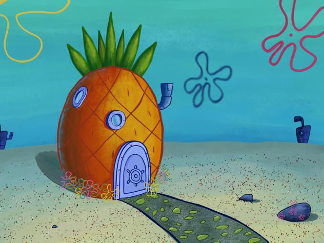 Spongebob's pineapple house