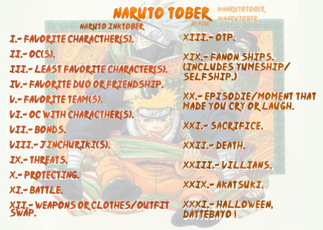 Naruto Tober [Inktober]
