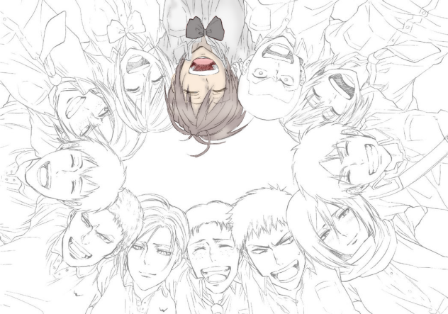 Attack on titan 進撃の巨人 colab