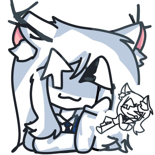 human cursor but i forgot her scarf