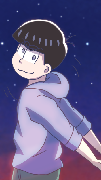 カラ松with星空